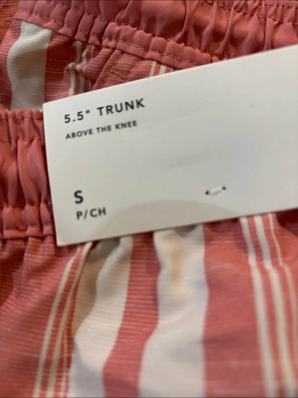 American Eagle Outfitters Pink and White Striped Drawstring Shorts NWT size S